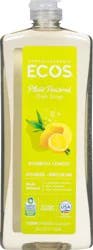 ECOS Plant Powered Hypoallergenic Bamboo Lemon Dish Soap 25 fl oz