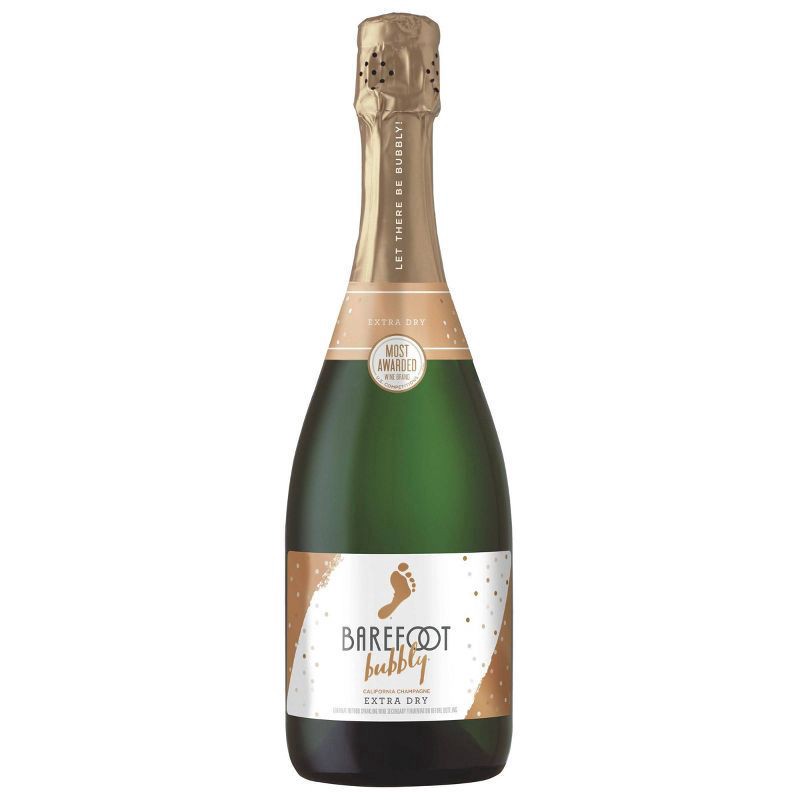 slide 1 of 5, Barefoot Champagne, 750 ml