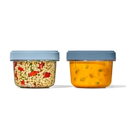 Oxo Sw Twist And Stack Food Storage Container 20oz 2pk