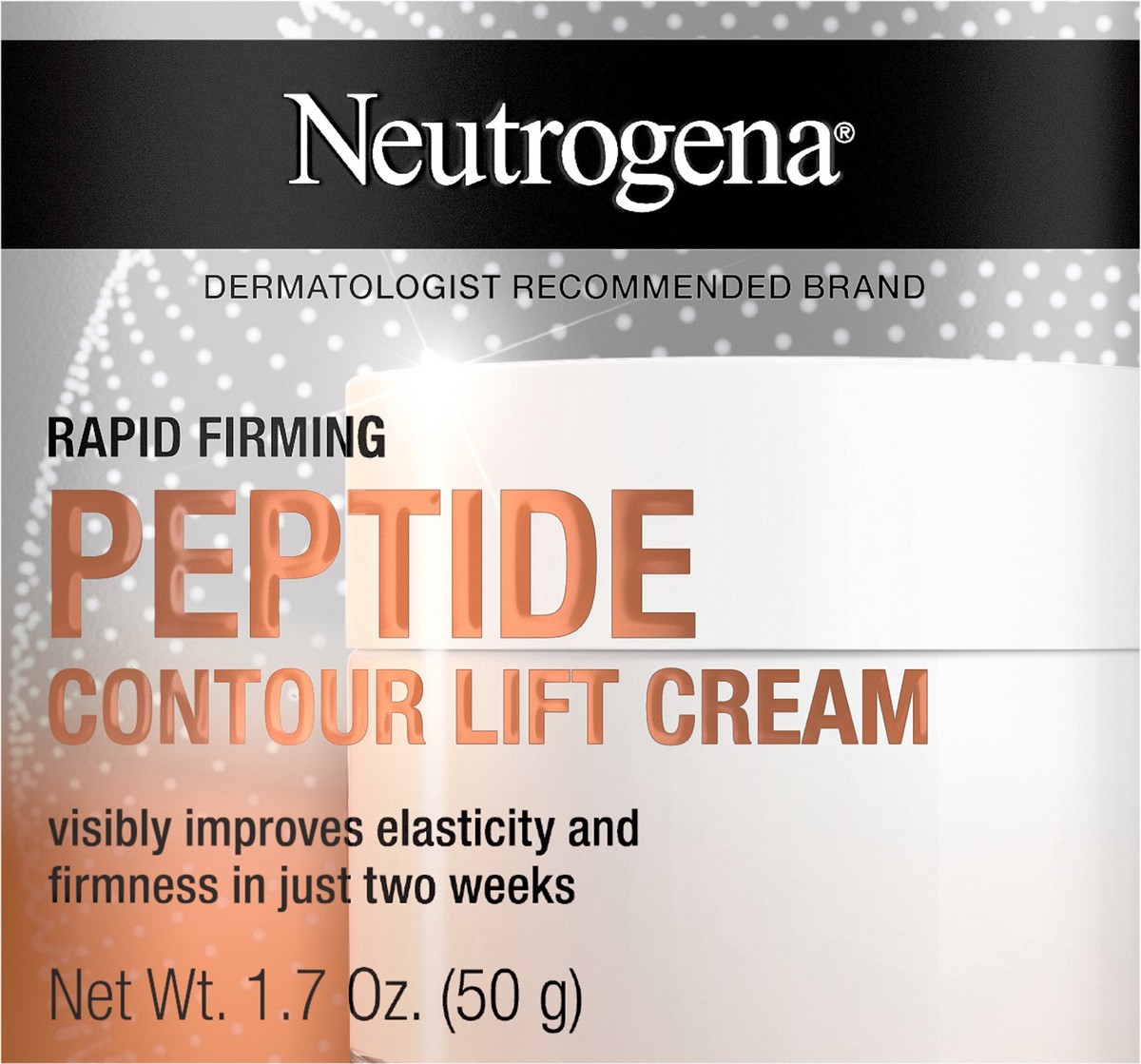 slide 5 of 8, Neutrogena Rapid Firming Peptide Contour Lift Face Cream, 1.7 oz, 1.7 oz