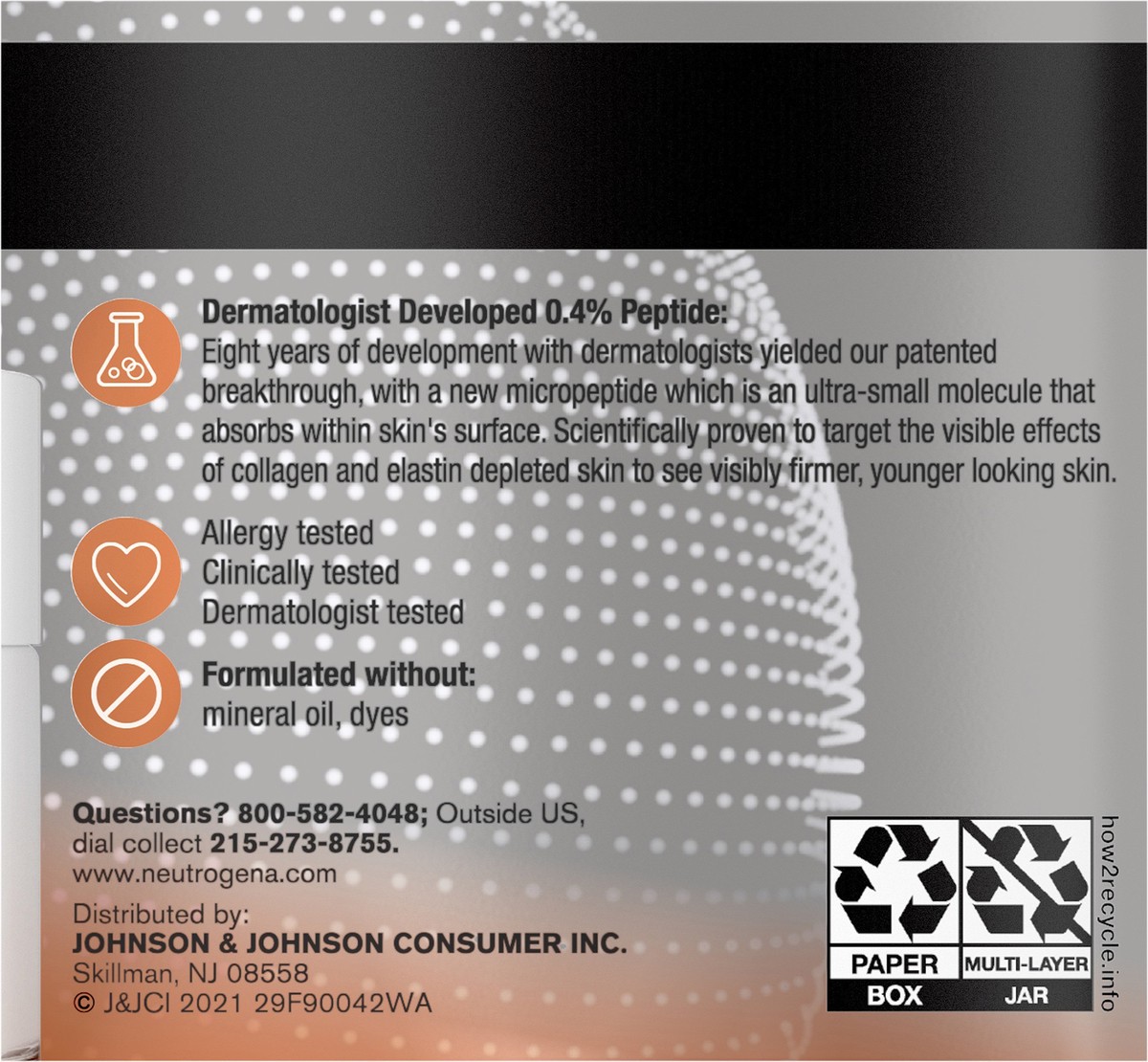 slide 8 of 8, Neutrogena Rapid Firming Peptide Contour Lift Face Cream, 1.7 oz, 1.7 oz