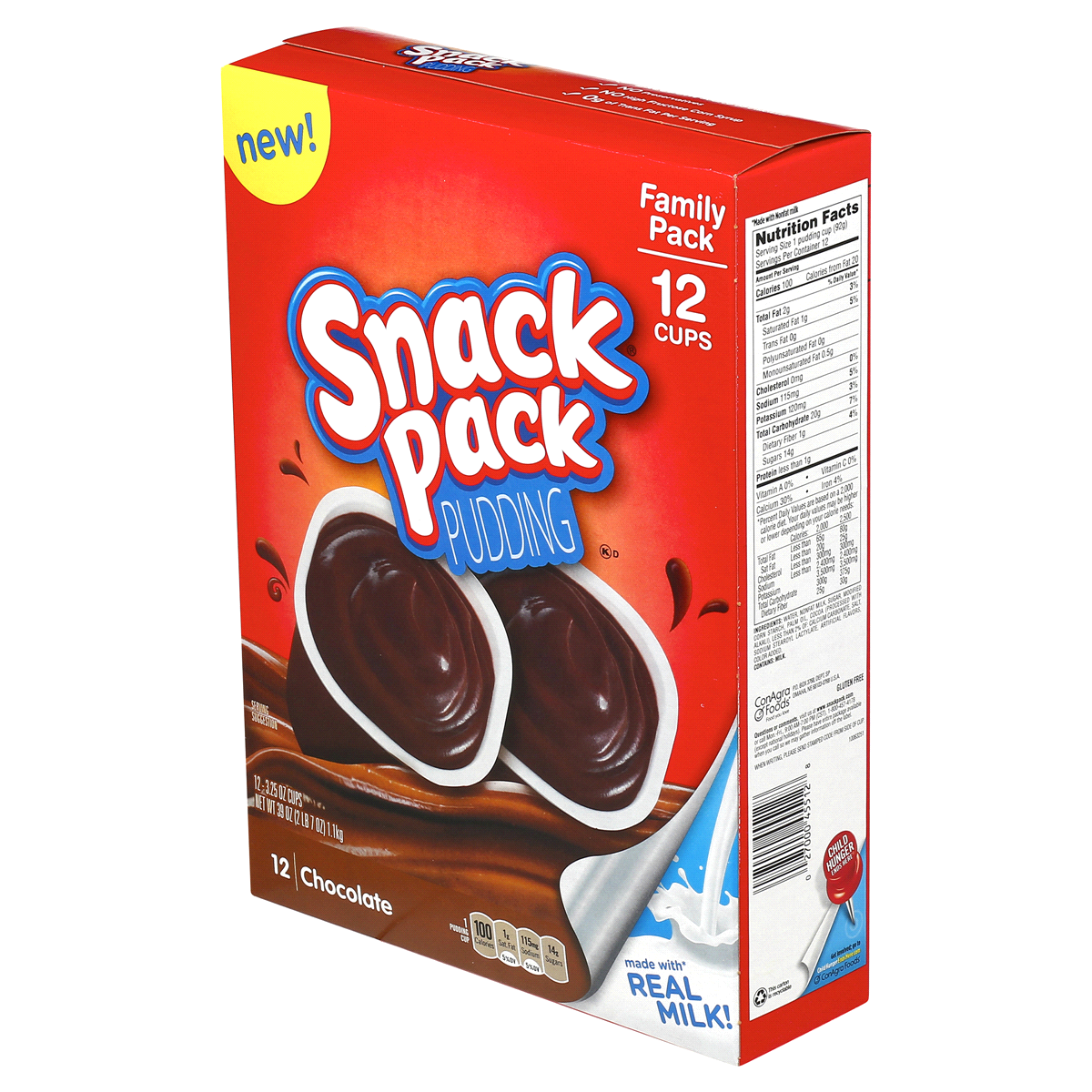 slide 3 of 6, Snack Pack Pudding Family Pack Chocolatecups, 39 oz