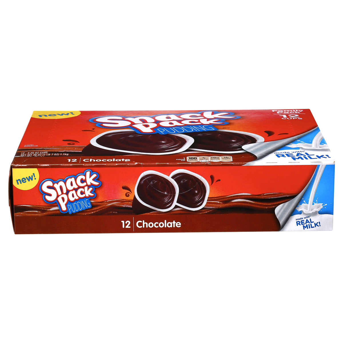 slide 6 of 6, Snack Pack Pudding Family Pack Chocolatecups, 39 oz