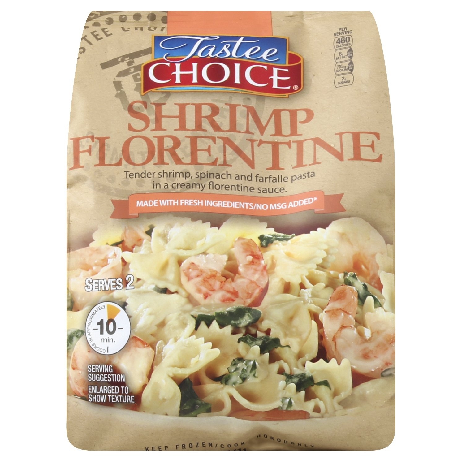 slide 1 of 1, Tastee Choice Skillet Meal Shrimp Florentine, 24 oz