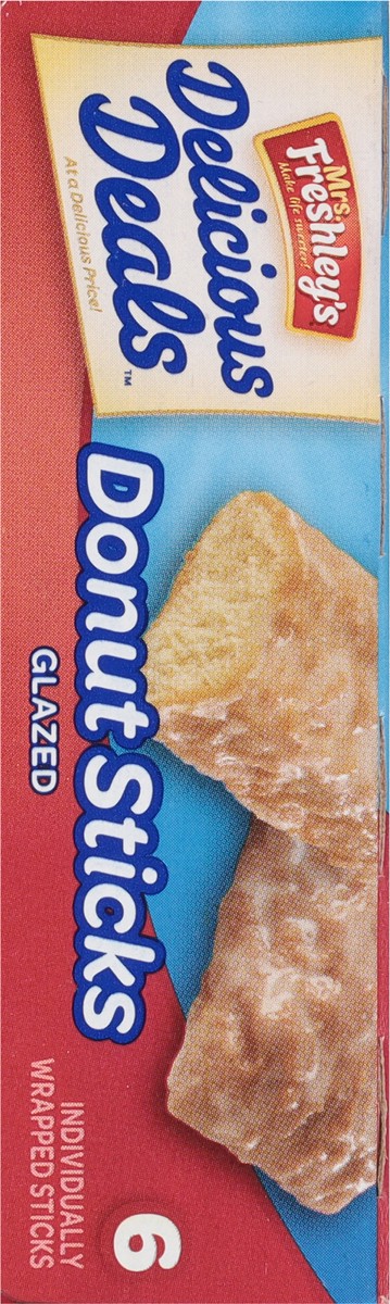 slide 10 of 12, Delicious Deals Glazed Donut Sticks 6 - 1.7 oz Packages, 8 oz