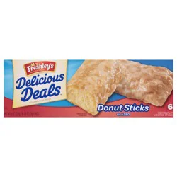 Delicious Deals Glazed Donut Sticks, 6-1.3 oz. Wrappers