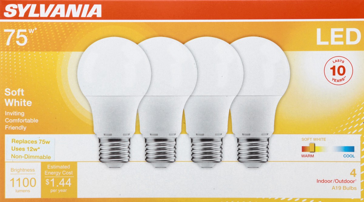 slide 6 of 11, Sylvania Led12A19F82710, 1 ct