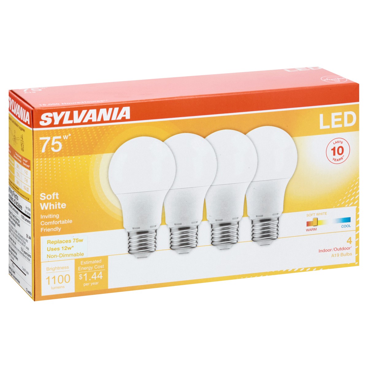 slide 9 of 11, Sylvania Led12A19F82710, 1 ct