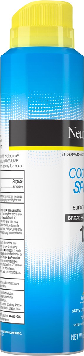 slide 5 of 7, Neutrogena CoolDry Sport Sunscreen Spray, with Broad Spectrum SPF 100 UVA/UVB Protection, Sweat- & Water-Resistant, PABA-Free with a Lightweight, Oil-Free Formula, 5 oz, 5 oz