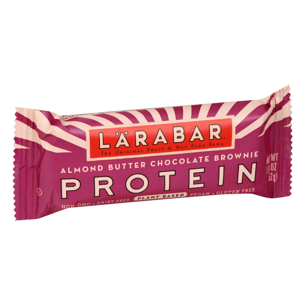 slide 2 of 9, LÄRABAR Almond Butter Chocolate Brownie Protein Bar 1.84 oz, 1.84 oz