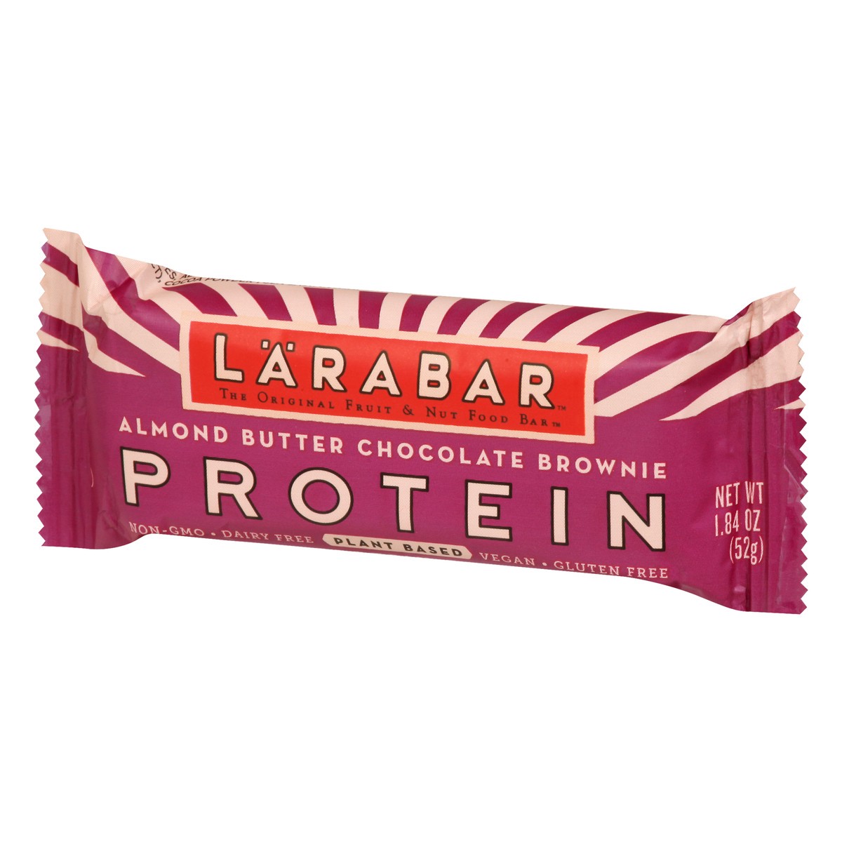 slide 3 of 9, LÄRABAR Almond Butter Chocolate Brownie Protein Bar 1.84 oz, 1.84 oz