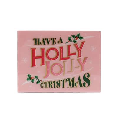 slide 1 of 2, 8" Holly Jolly Christmas Tabletop Decor By Ashland, 8 in