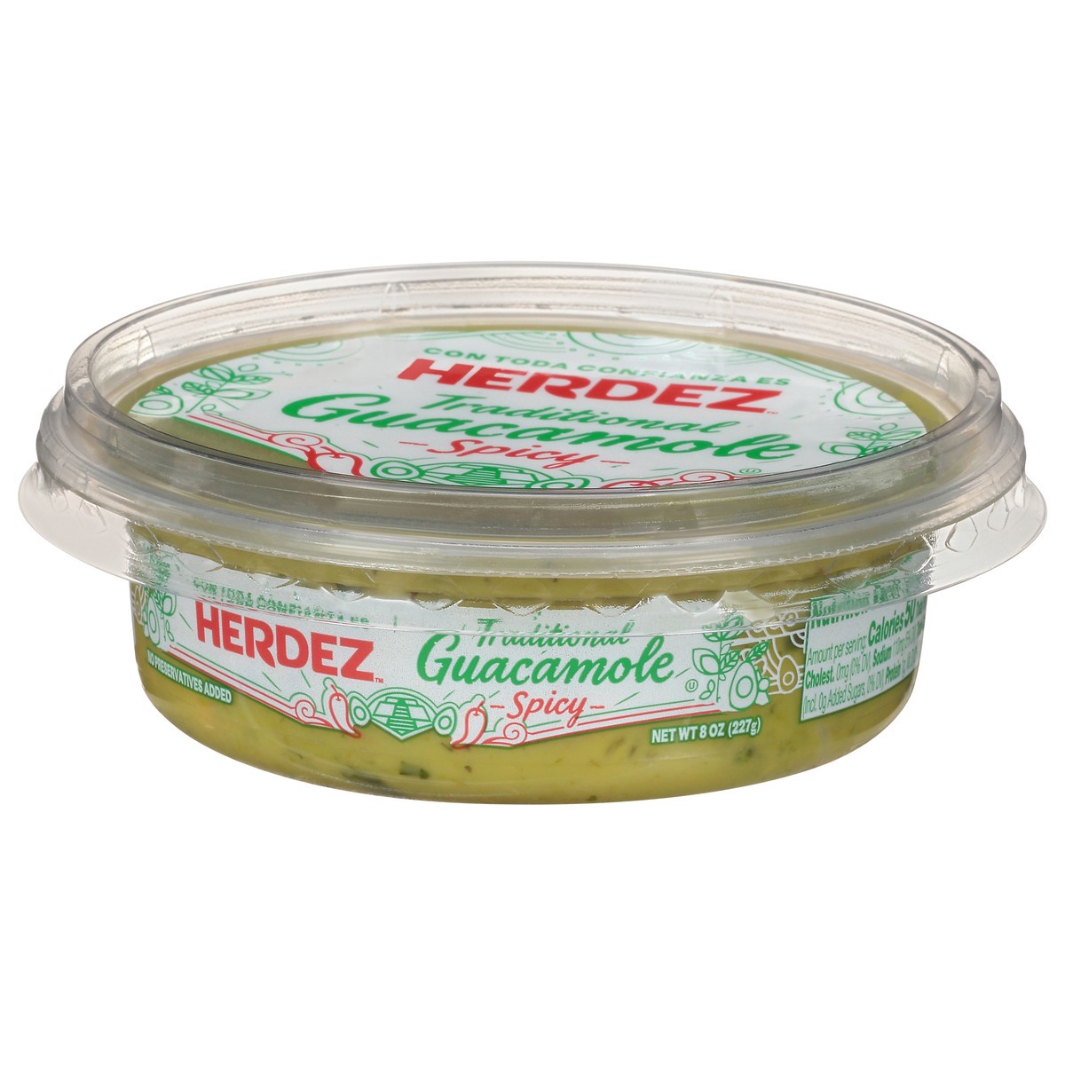 slide 11 of 13, Herdez Spicy Traditional Guacamole 8 oz Cup\Tub, 8 oz