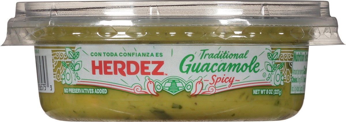 slide 1 of 13, Herdez Spicy Traditional Guacamole 8 oz Cup\Tub, 8 oz