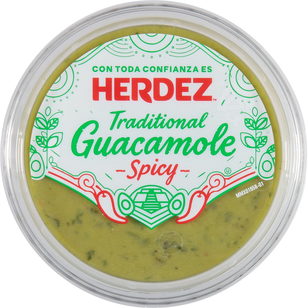 slide 9 of 13, Herdez Spicy Traditional Guacamole 8 oz Cup\Tub, 8 oz