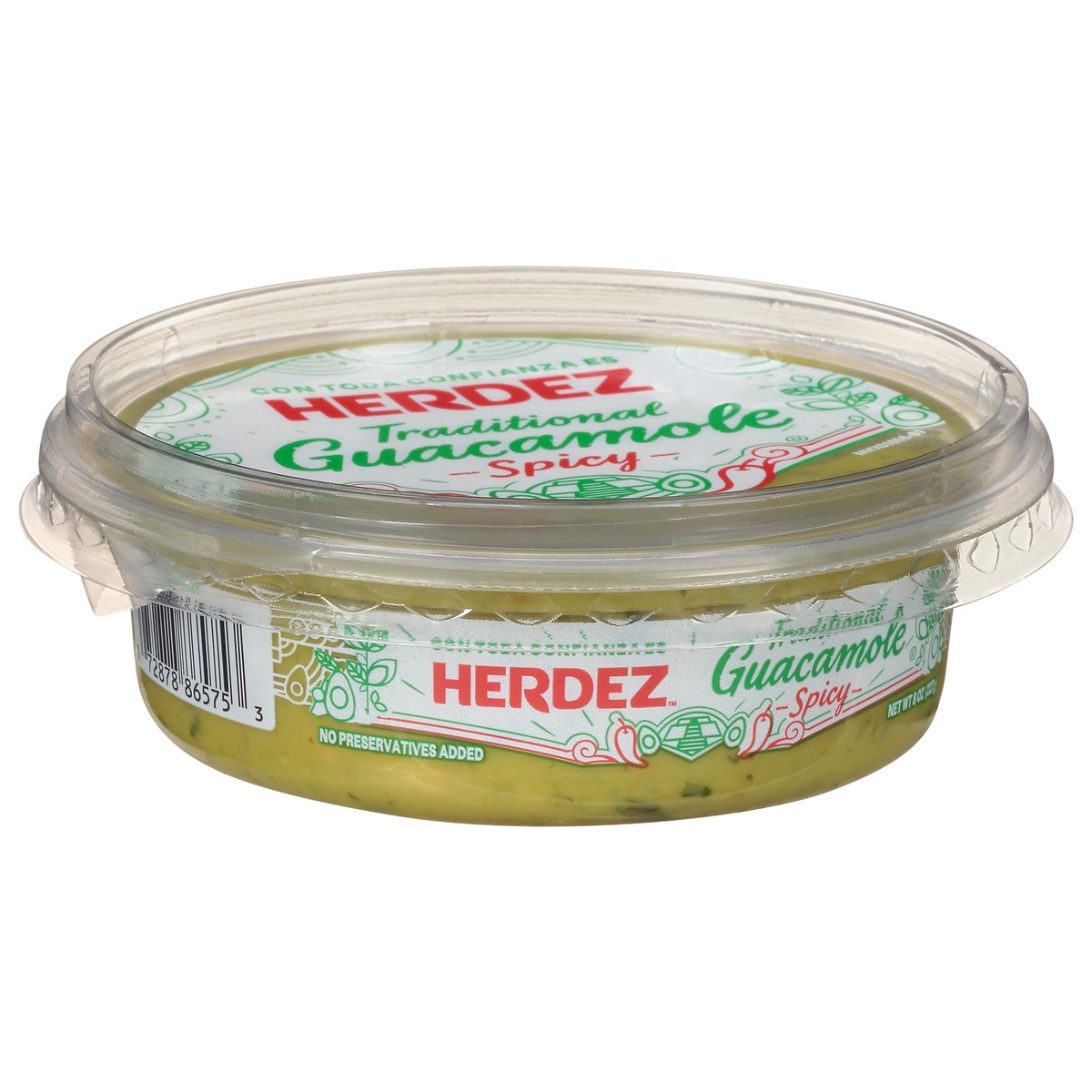 slide 2 of 13, Herdez Spicy Traditional Guacamole 8 oz Cup\Tub, 8 oz