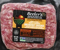 Beeler's Maple Flavored Breakfast Sausage 16 oz