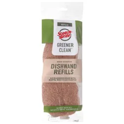 Scotch-Brite Greener Clean Non-Scratch Dishwand Refills - 2 ea