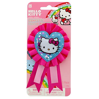 slide 1 of 1, Hello Kitty Confetti Filled Ribbon, 1 ct