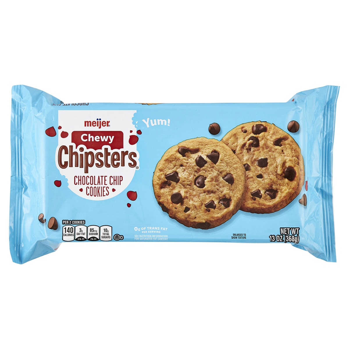 Meijer Chewy Chipsters Chocolate Chip Cookies 13 OZ | Shipt