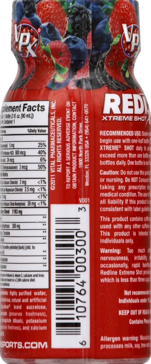 slide 2 of 3, Redline Xtreme Shot - 3 oz, 3 oz