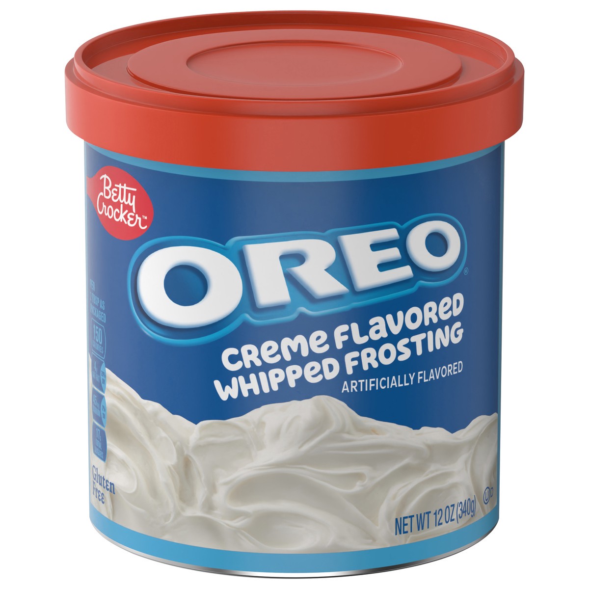 slide 1 of 12, Betty Crocker OREO Creme Flavored Whipped Frosting, Gluten Free Frosting, 12 oz, 12 oz