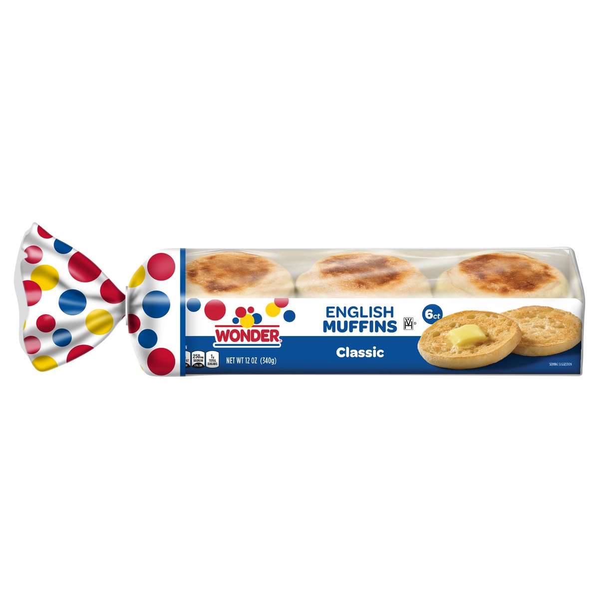 slide 1 of 13, Wonder Bread Classic English Muffins, 6 Count, 12 oz
