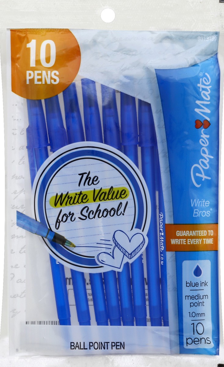 slide 2 of 2, Paper Mate Ball Point Pens 10 ea, 10 ct