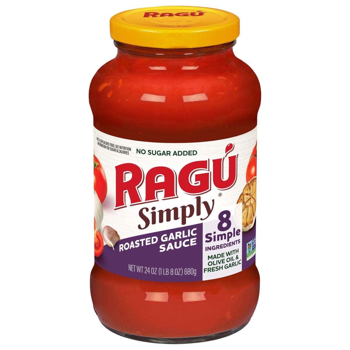 slide 1 of 11, Ragu Simply Roasted Garlic Sauce 24 oz, 1 ct