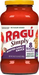 Ragu Simply Roasted Garlic Sauce 24 oz
