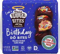 Better Bites Bakery Birthday do Bites Chocolate Enrobed Cookie Dough 6 ea