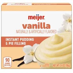 Meijer Instant Vanilla Pudding & Pie Filling