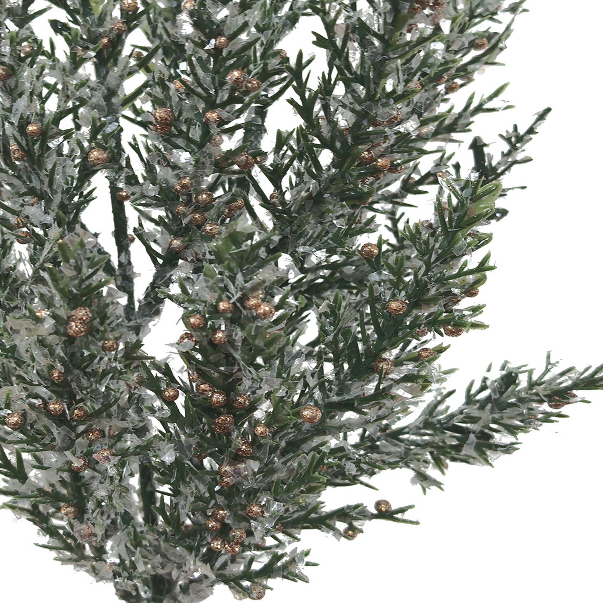 slide 2 of 3, 13.5" Icy Gold Berry & Pine Needle Pick By Ashland, 13.5 in