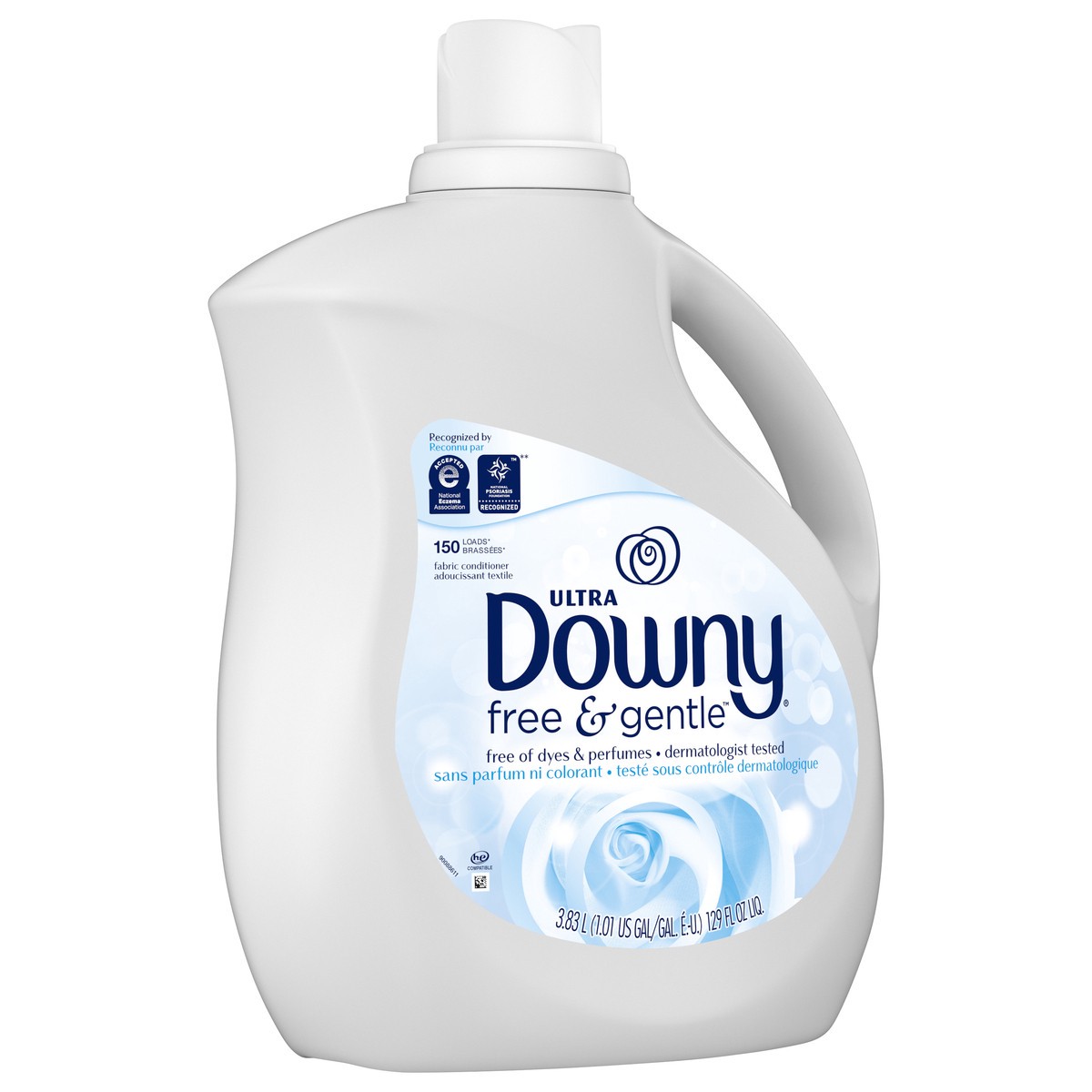 slide 2 of 7, Downy Ultra Free & Gentle Fabric Conditioner 3.83 lt Jug, 3.83 liter