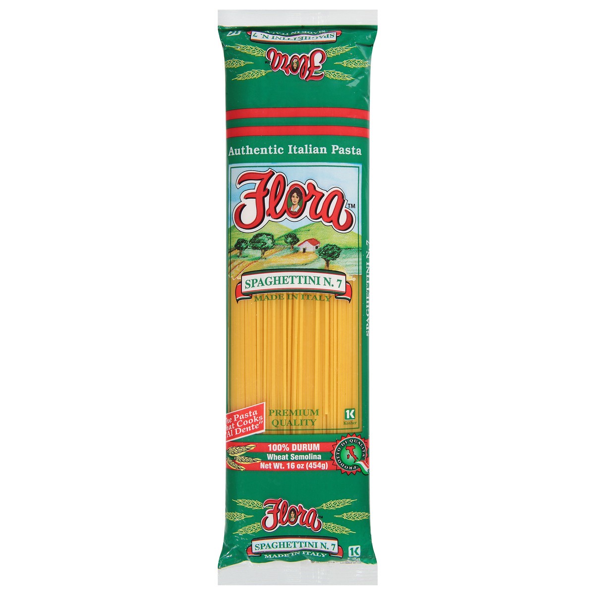 slide 1 of 9, Flora Pasta Capellini, 16 oz