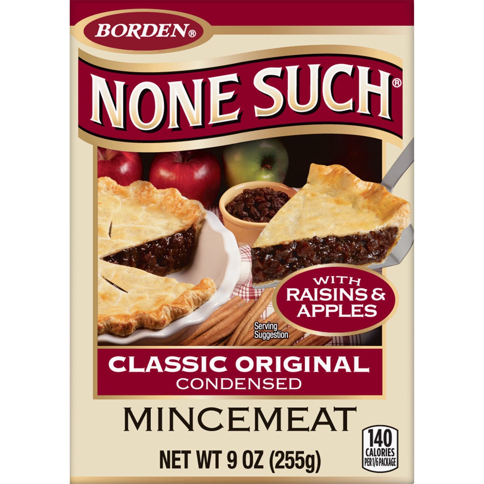 slide 1 of 1, Borden None Such Classic Original Condensed Mincemeat, 9 oz