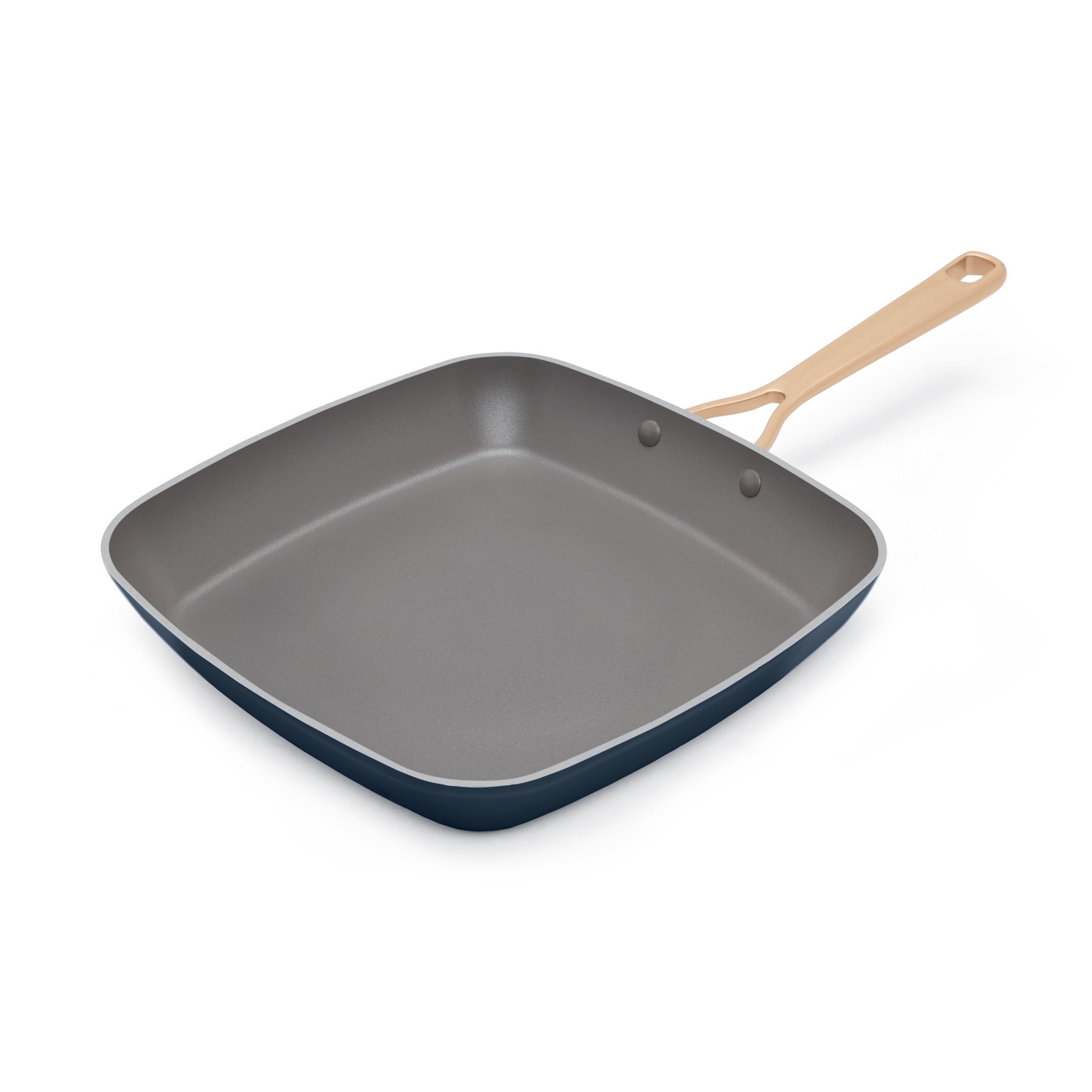 slide 1 of 1, Kitchen & Table by H-E-B Non-Stick Square Griddle - Ocean Blue, 11 ft