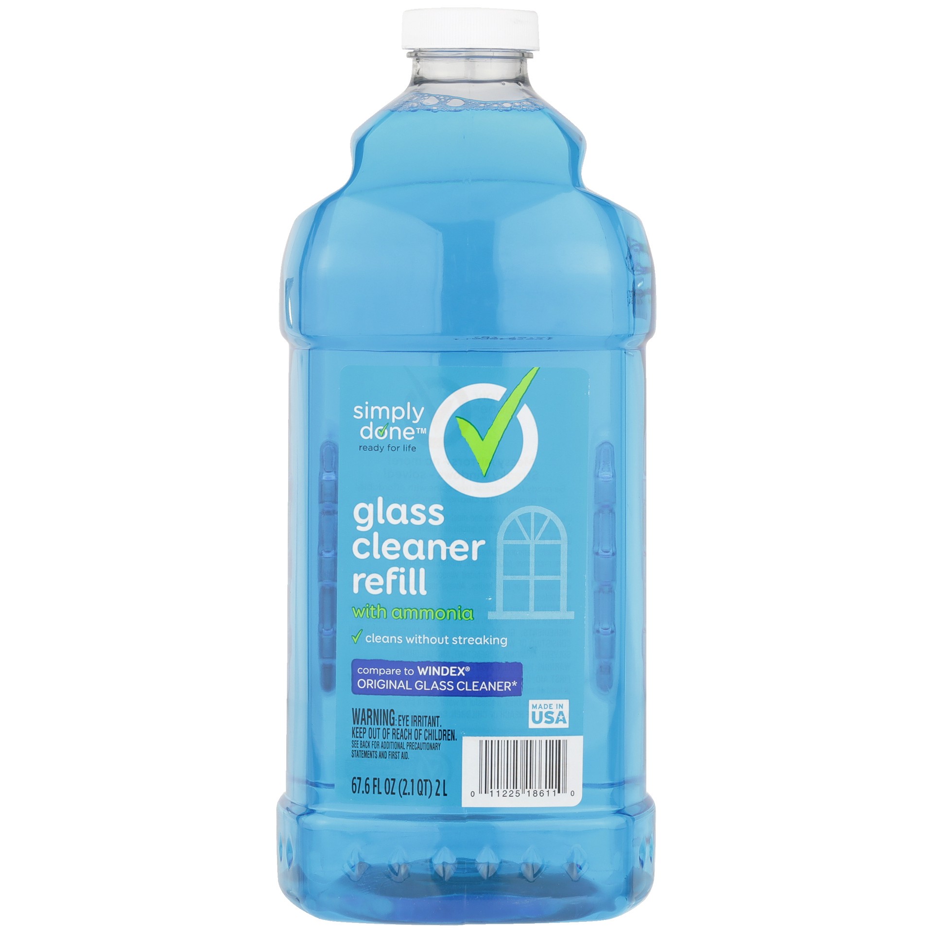slide 1 of 6, Simply Done Glass Cleaner Refill 67.6 fl oz, 67.6 fl oz