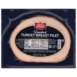Dietz & Watson Smoked Turkey Breast Filet 7 oz