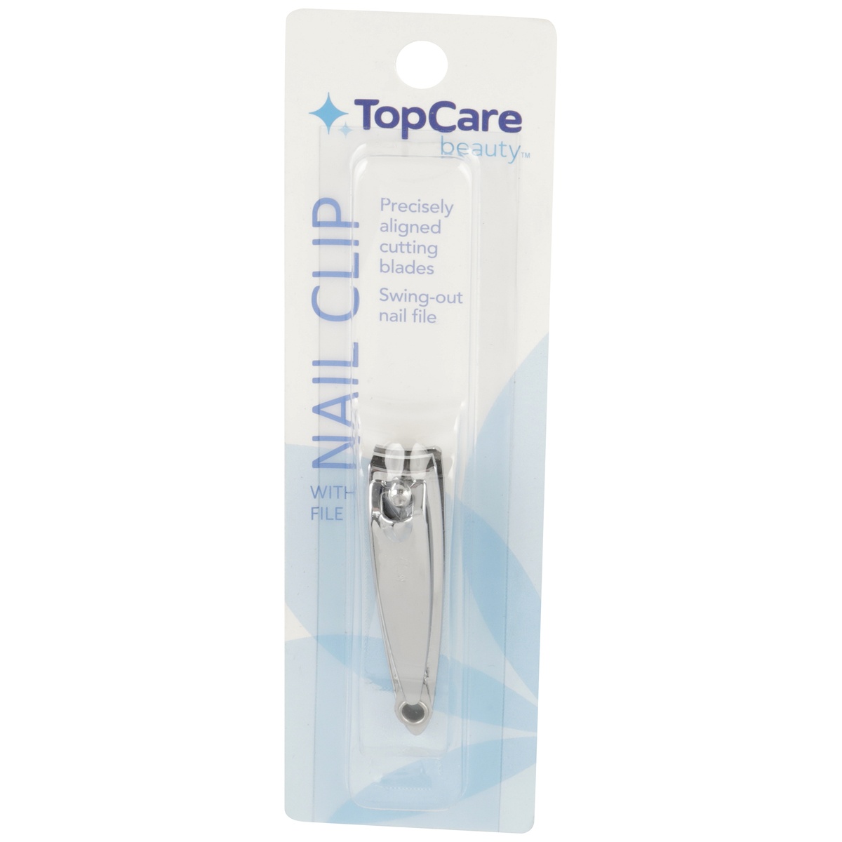 slide 1 of 1, TopCare Top Care Nail Clipper With File, 1 ct