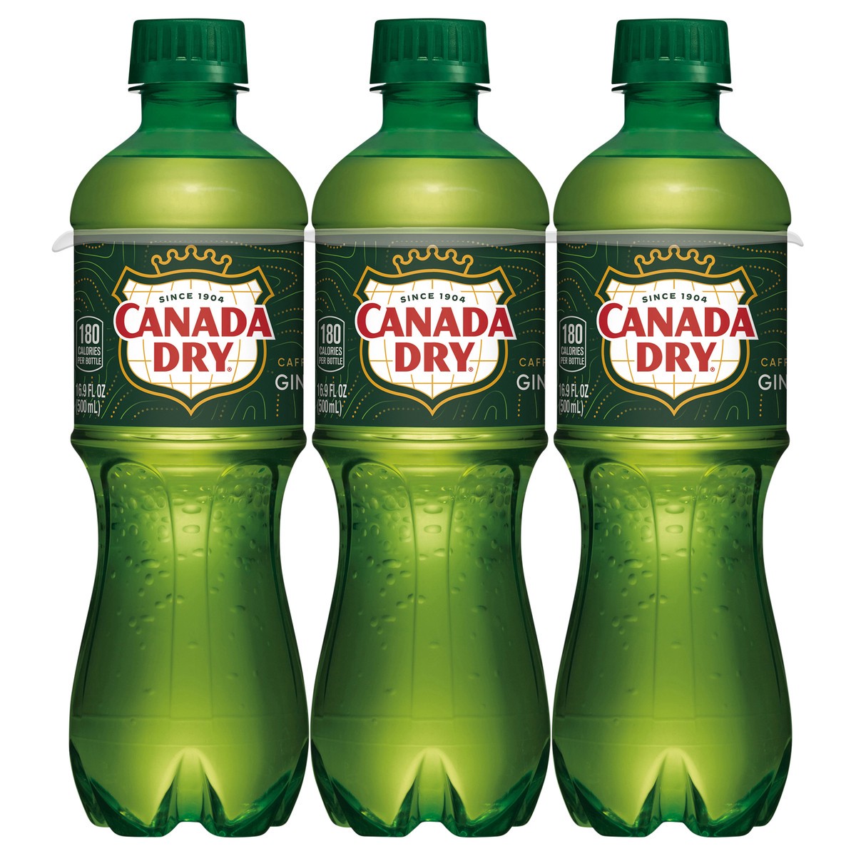 slide 1 of 7, Canada Dry Ginger Ale Soda, .5 L bottles, 6 pack, 6 ct; 16.9 fl oz
