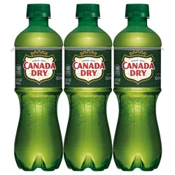 Canada Dry Ginger Ale Soda, .5 L bottles, 6 pack