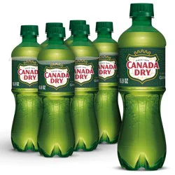 Canada Dry Ginger Ale Soda, .5 L bottles, 6 pack