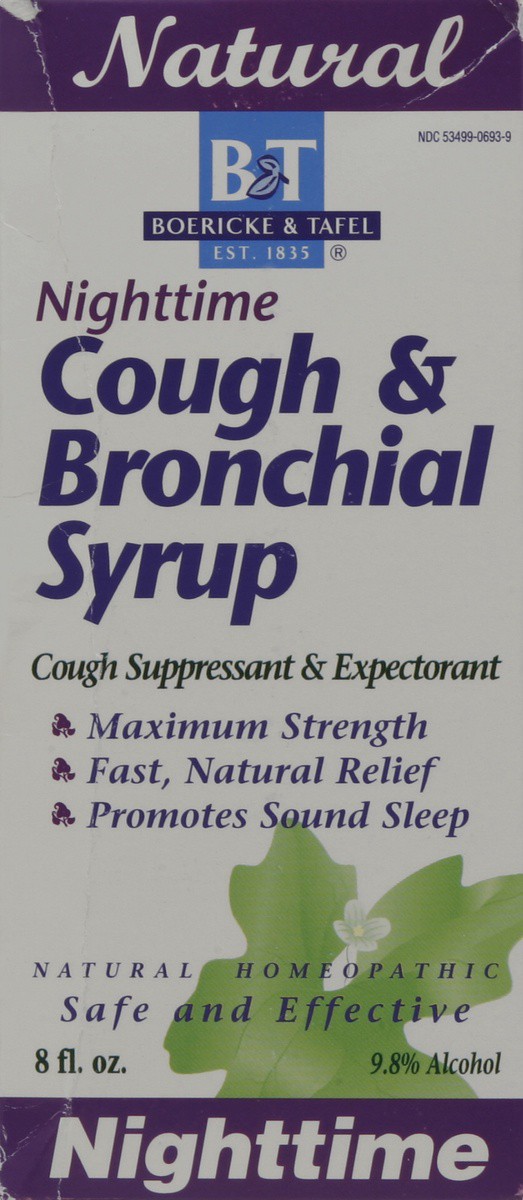 slide 4 of 6, Boericke & Tafel B&T Nighttime Cough & Bronchial Syrup for Restful Sleep Homeopathic, 8 Oz. (Nature's Way Brands), 8 fl oz