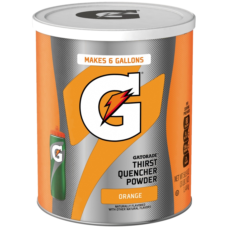 slide 2 of 4, Gatorade Thirst Quencher Powder Beverage Mix Orange, 50.9 oz