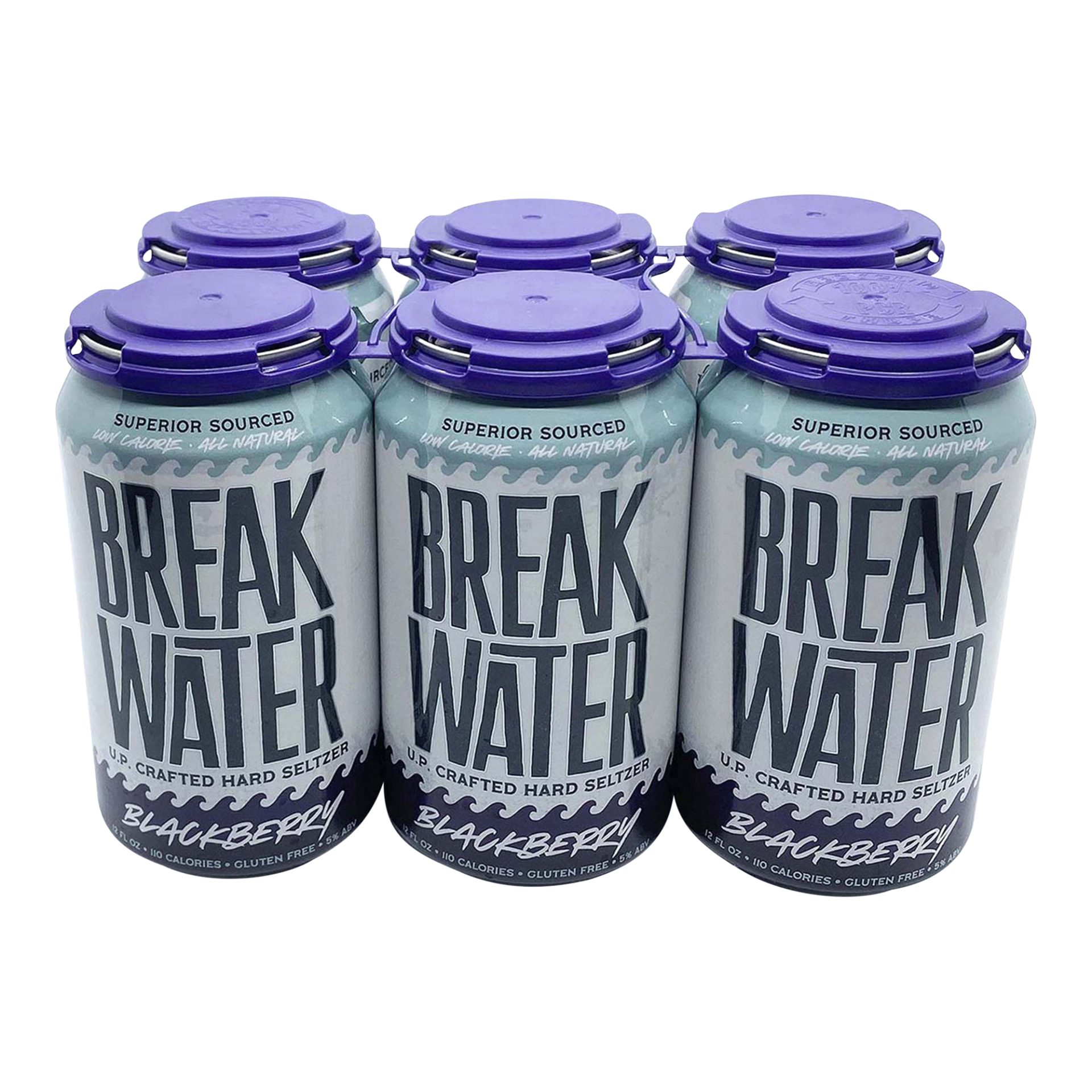 slide 1 of 1, Ore Dock Brewing Co. Breakwater Blackberry Hard Seltzer, 6 ct; 12 fl oz