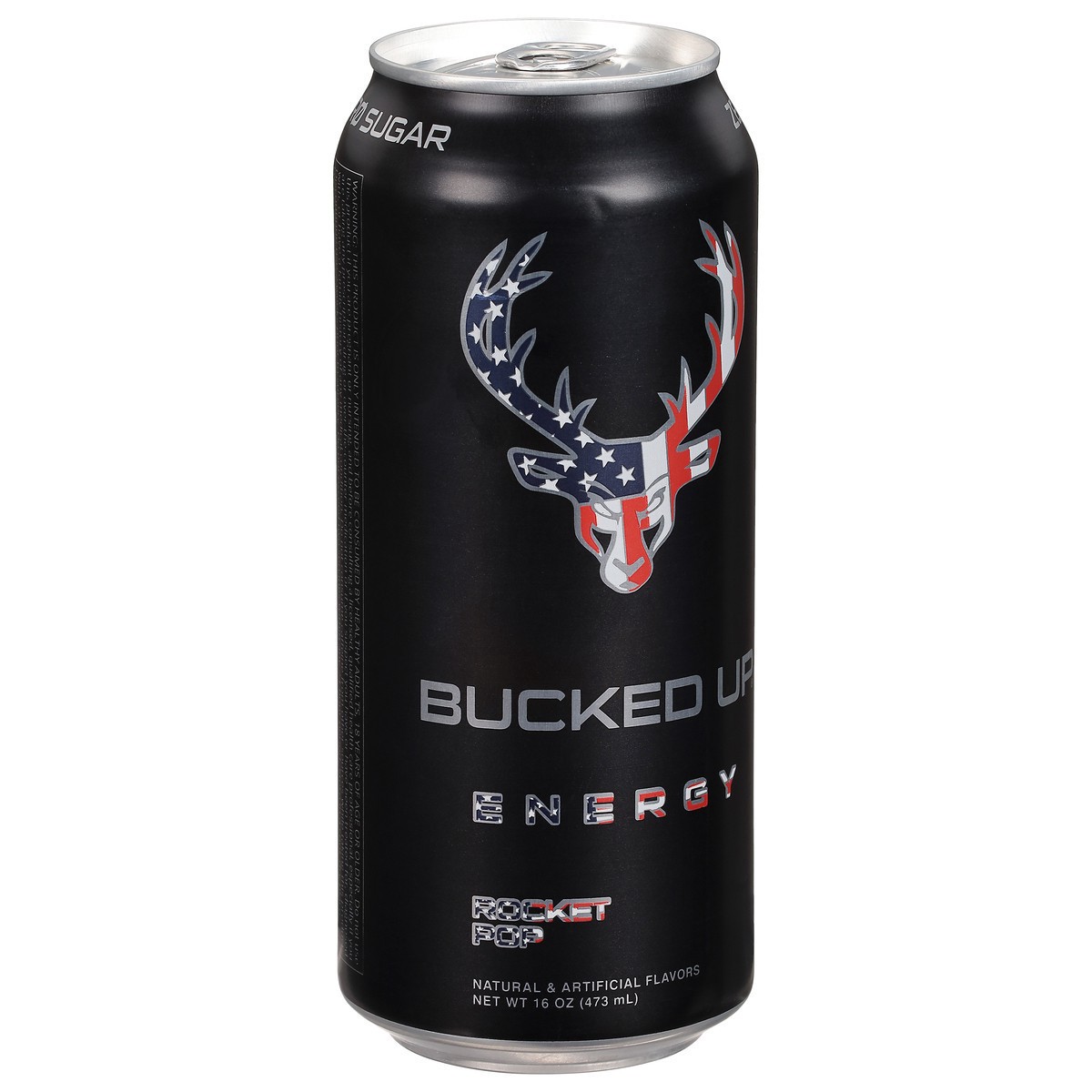 slide 5 of 9, Bucked Up Rocket Pop Blue Raspberry/Lime/Cherry Energy Drink 16 oz, 16 oz