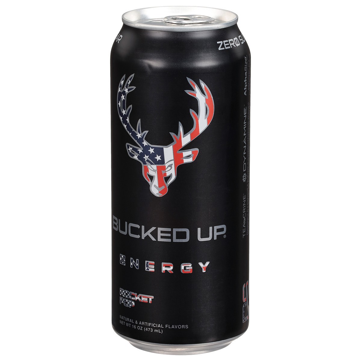 slide 8 of 9, Bucked Up Rocket Pop Blue Raspberry/Lime/Cherry Energy Drink 16 oz, 16 oz