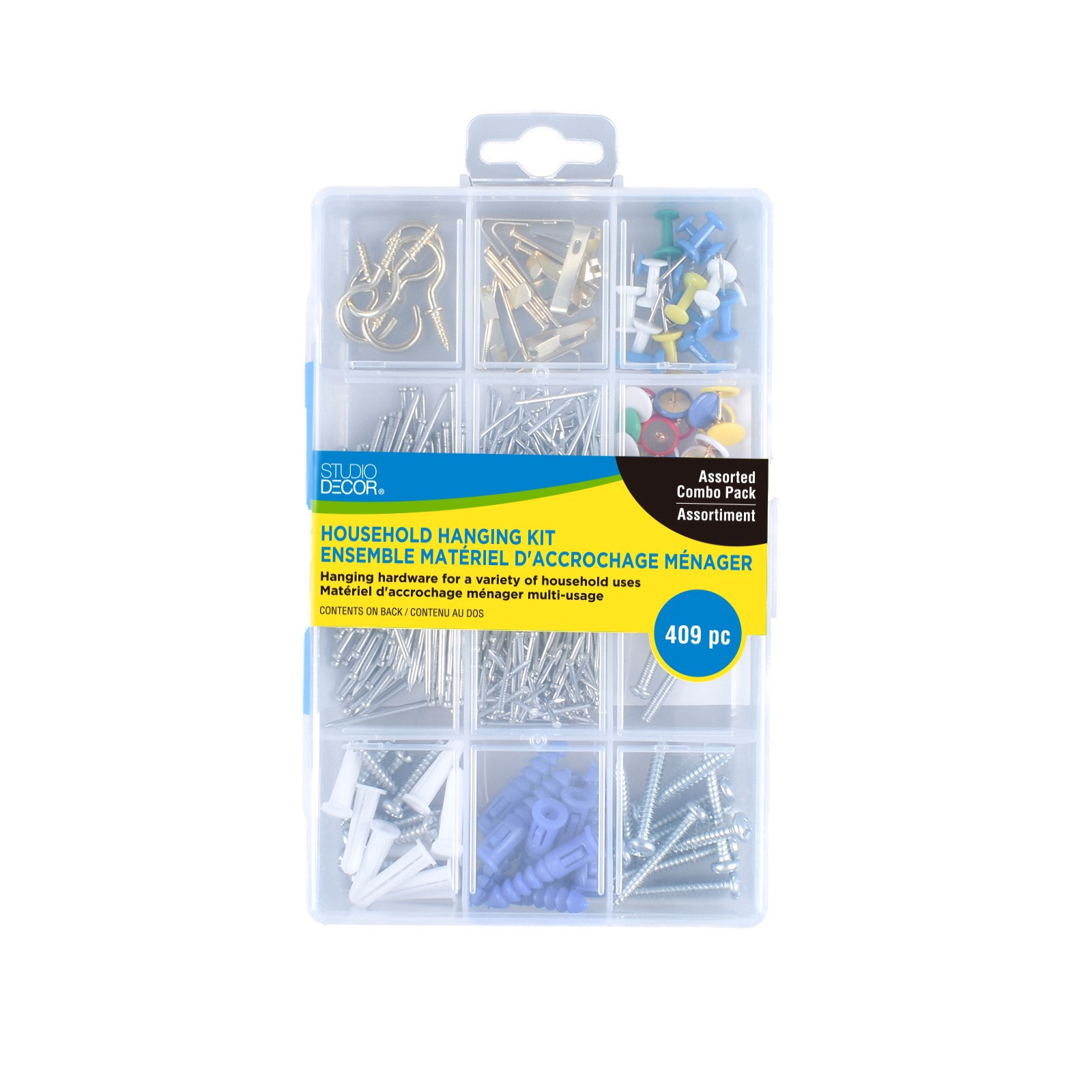 slide 8 of 14, Household Hanging Kit By Studio Decor, 409 ct