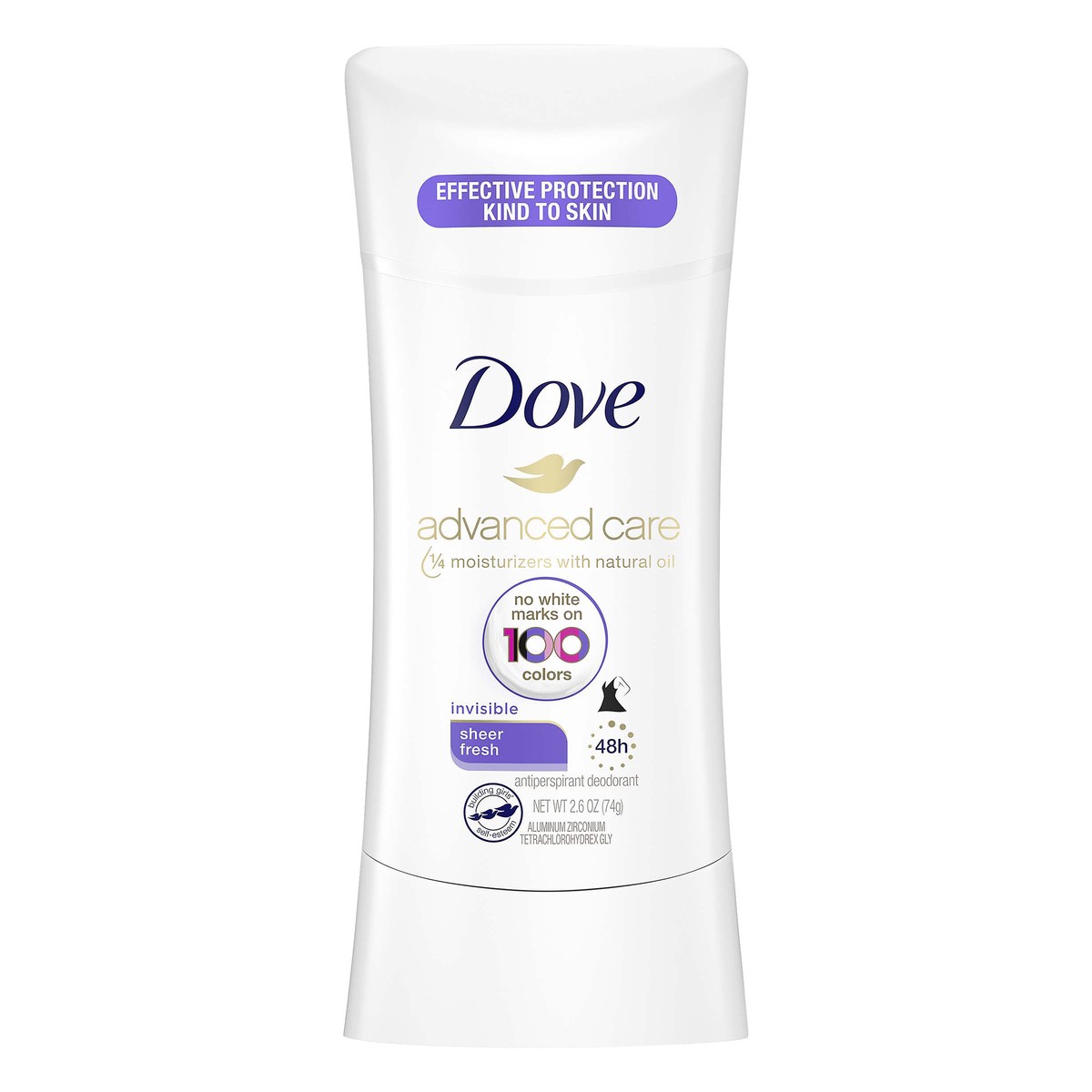 slide 1 of 3, Dove Bc Sheer Fresh Advanced Care Invisible Solid Deodorant, 2.6 oz